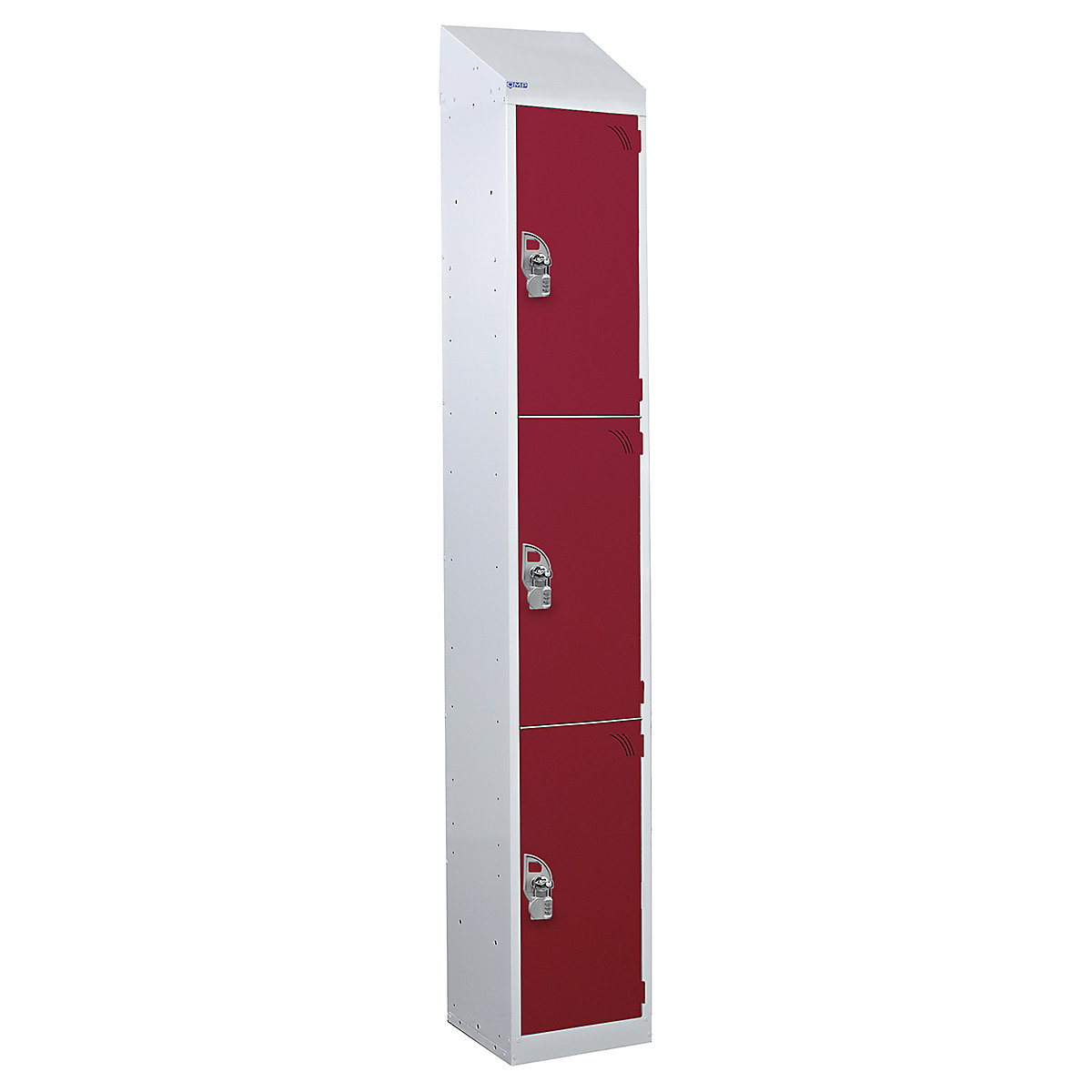 Mercian Sloping Top Three Door Metal Storage Lockers