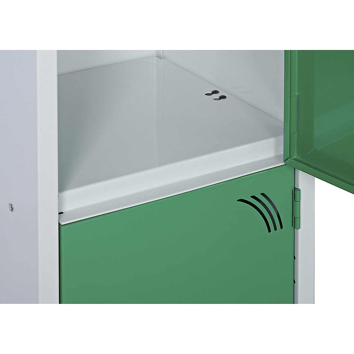 Mercian Sloping Top Three Door Metal Storage Lockers (Product illustration 10)-9