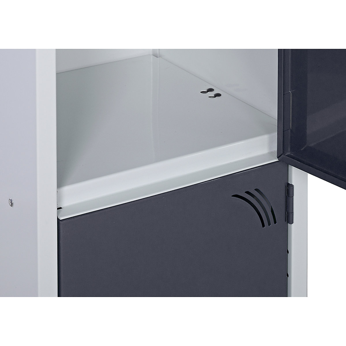 Mercian Sloping Top Two Door Metal Storage Lockers (Product illustration 10)-9