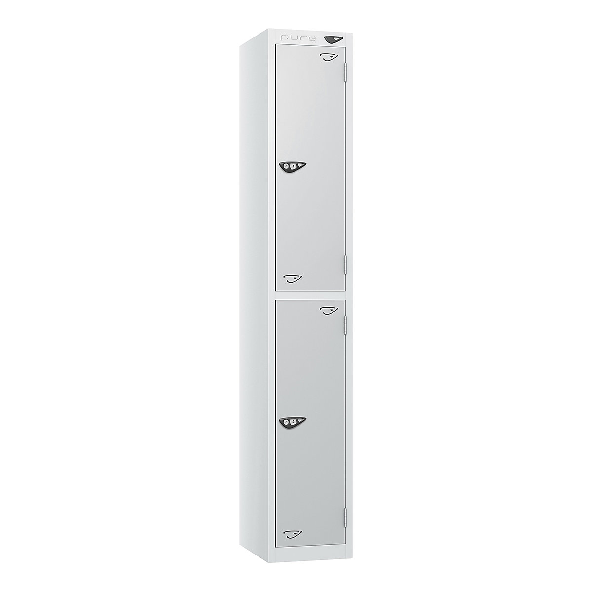 Pure Prime Metal Lockers | Artic White Bioshell