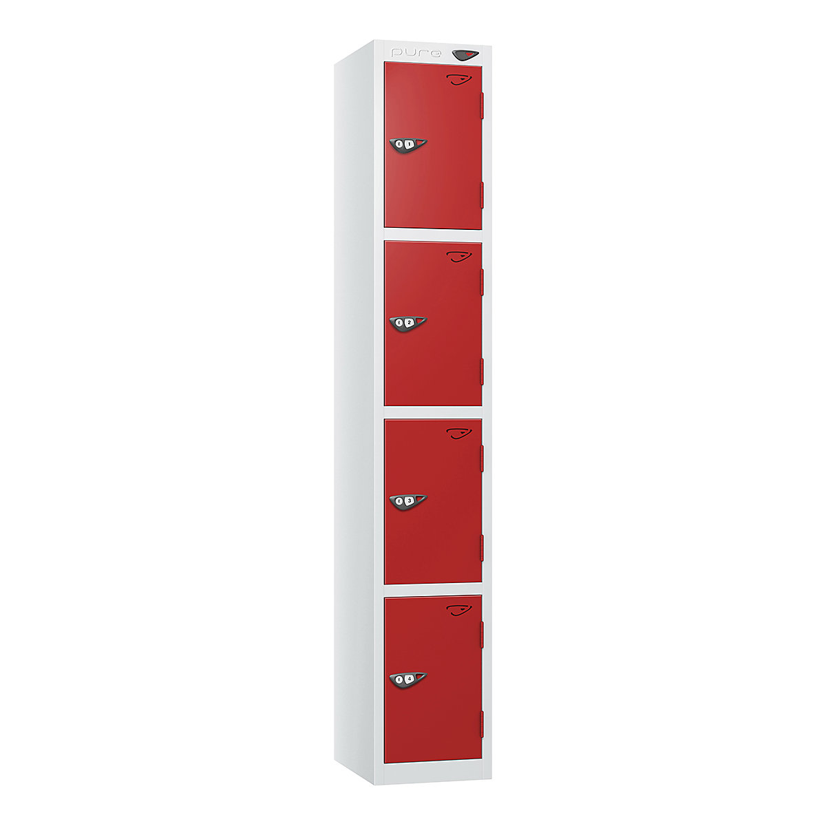 Pure Prime Metal Lockers | Artic White Bioshell