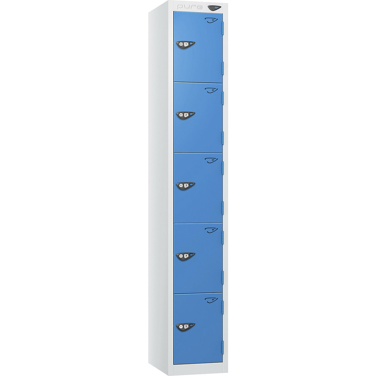 Pure Prime Metal Lockers | Artic White Bioshell