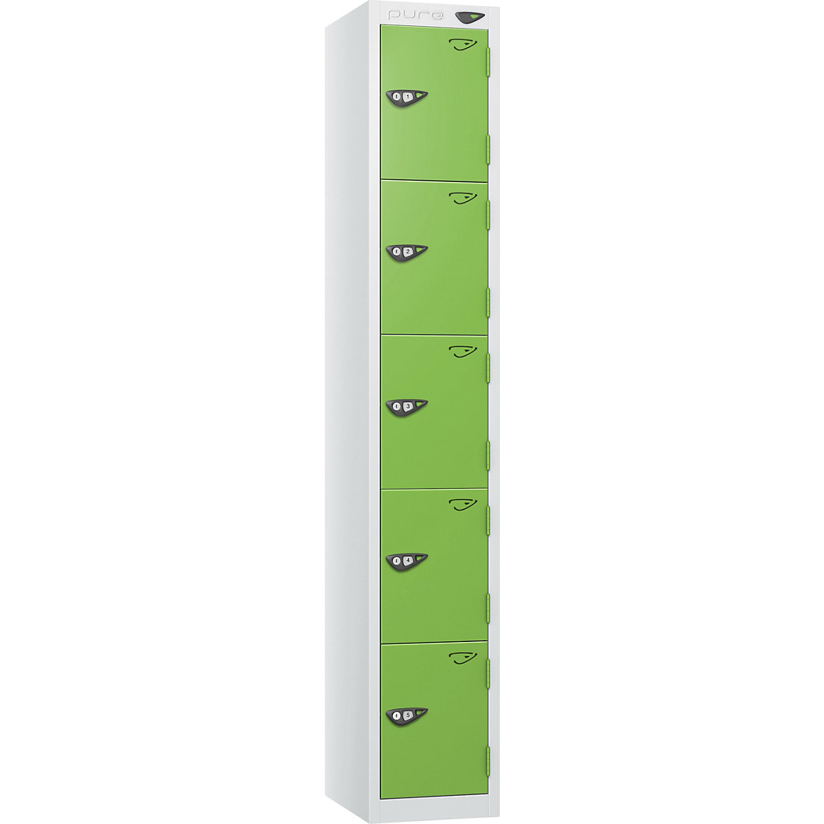 Pure Prime Metal Lockers | Artic White Bioshell