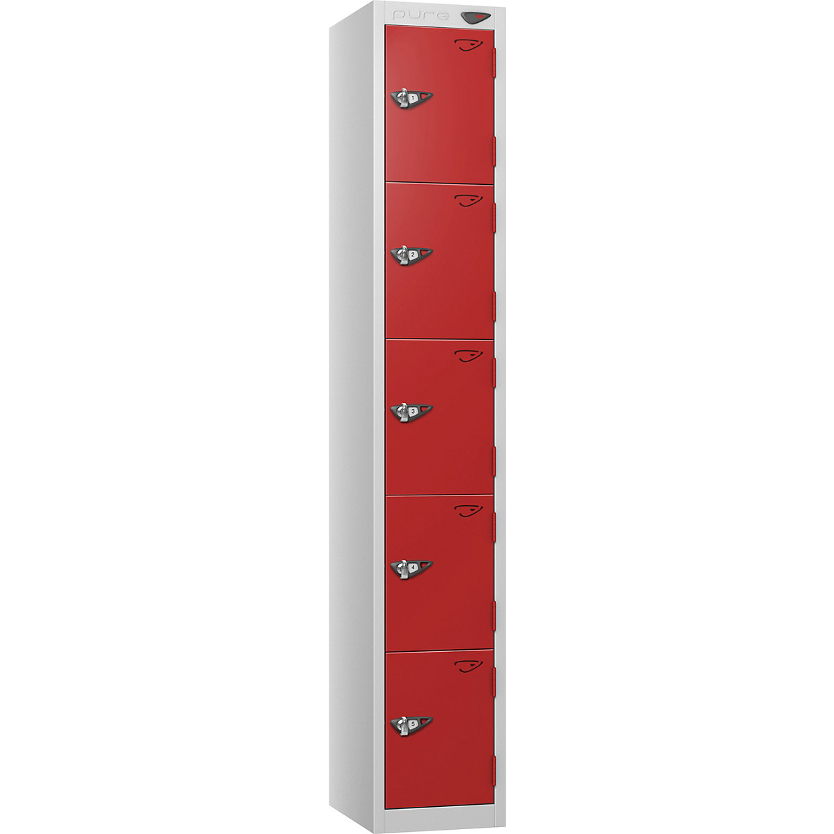 Pure Prime Metal Lockers | Pearl Silver Bioshell | Carbon Zero Manufactured