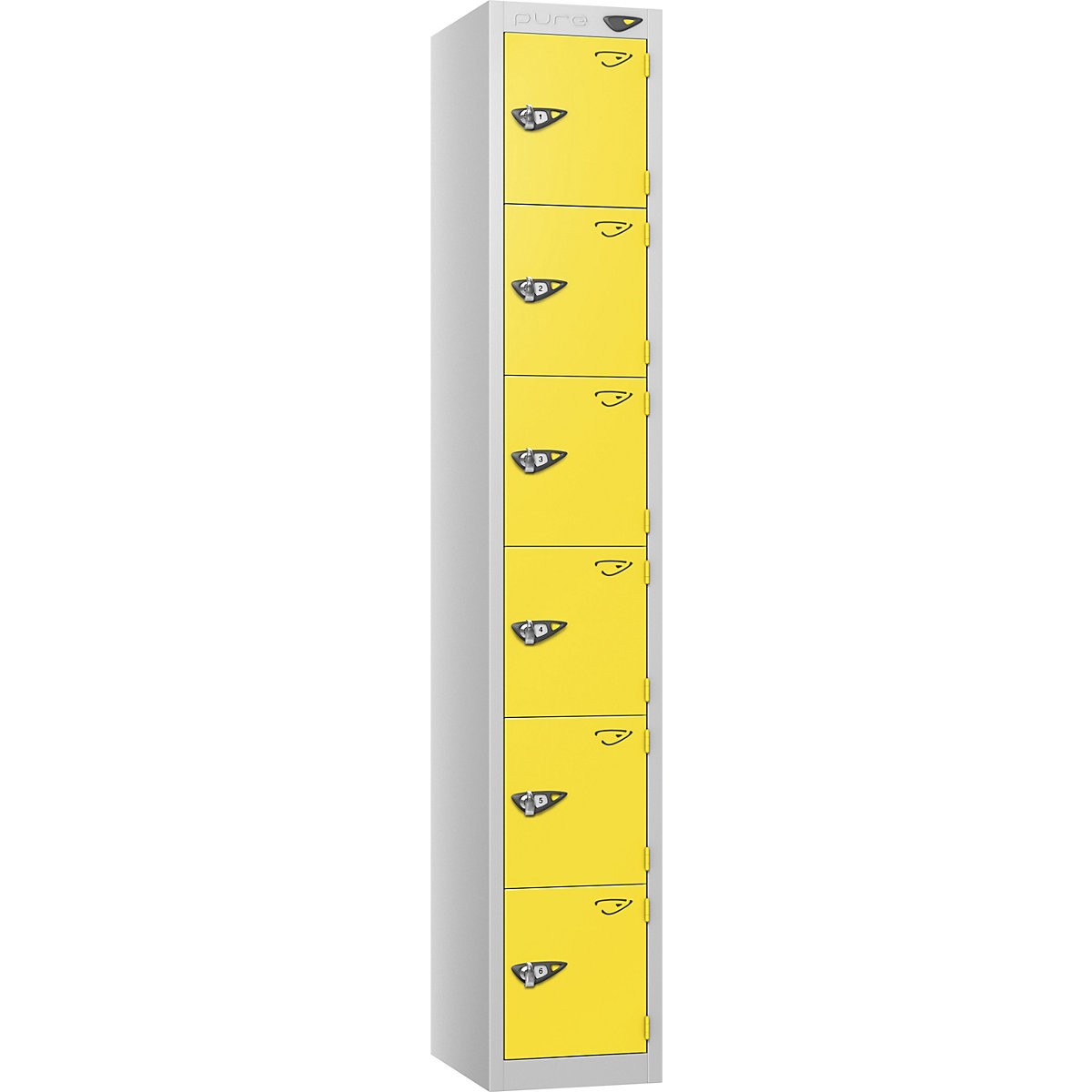 Pure Prime Metal Lockers | Pearl Silver Bioshell | Carbon Zero Manufactured