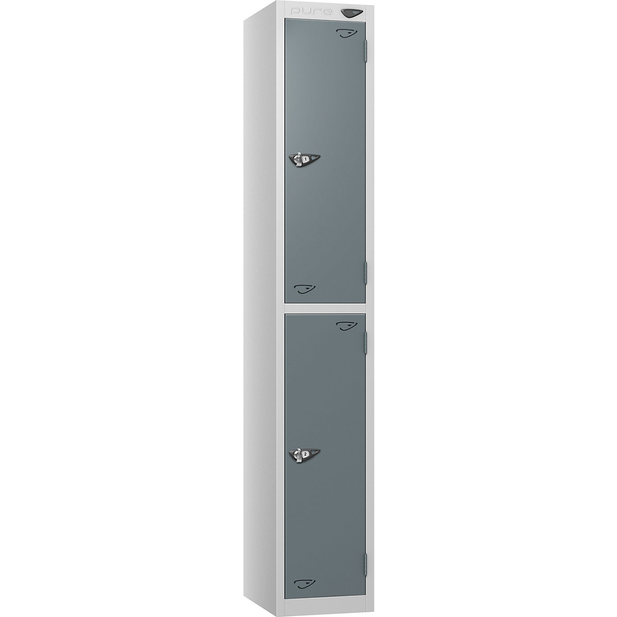 Pure Prime Metal Lockers | Pearl Silver Bioshell