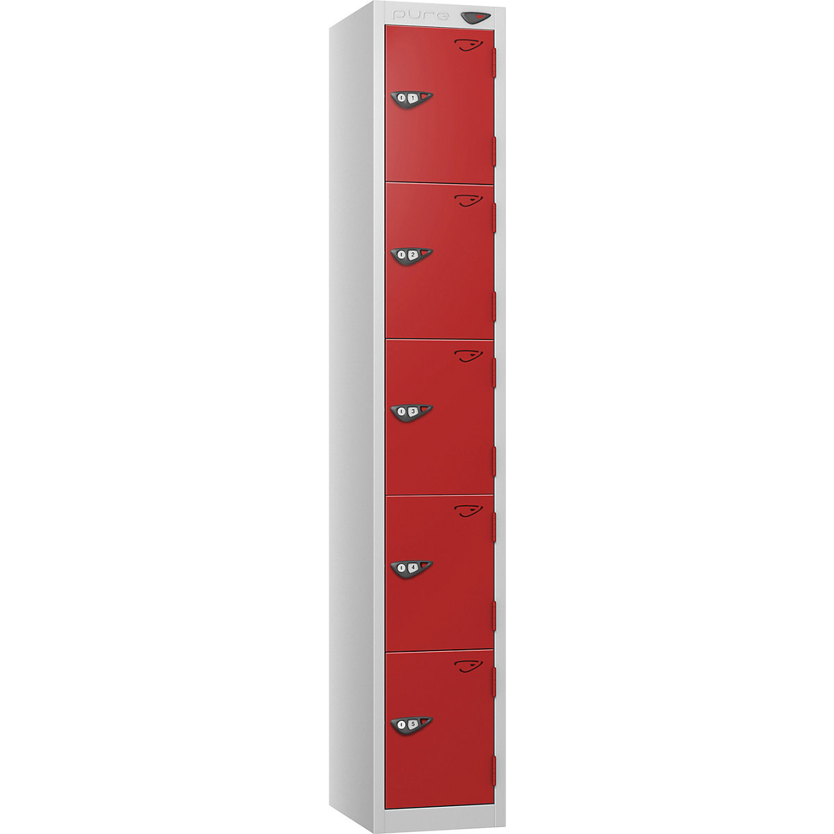 Pure Prime Metal Lockers | Pearl Silver Bioshell