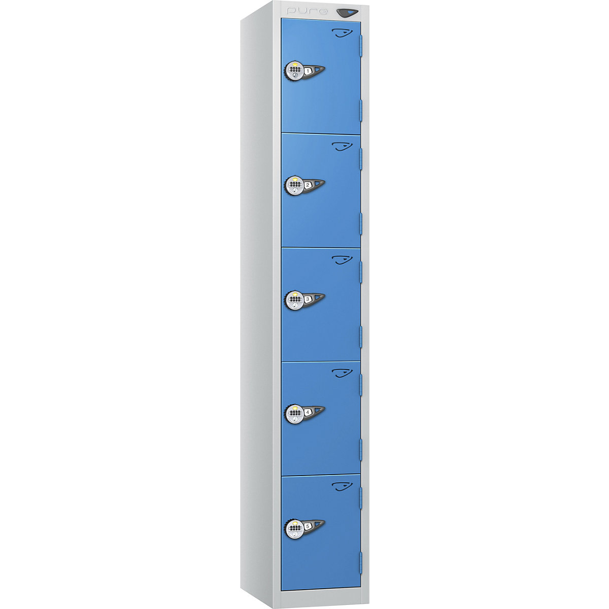 Pure Prime Metal Lockers | Pearl Silver Bioshell