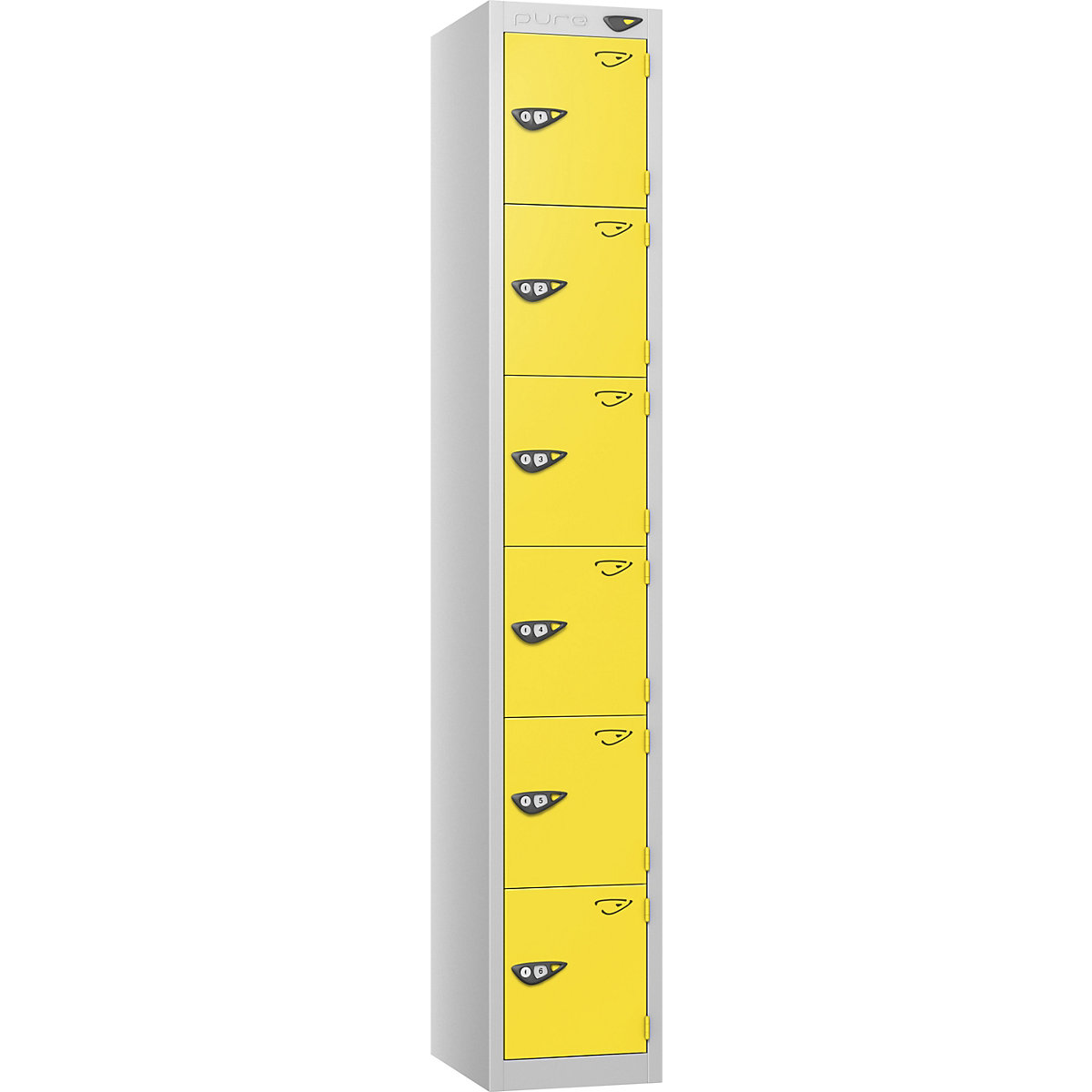 Pure Prime Metal Lockers | Pearl Silver Bioshell