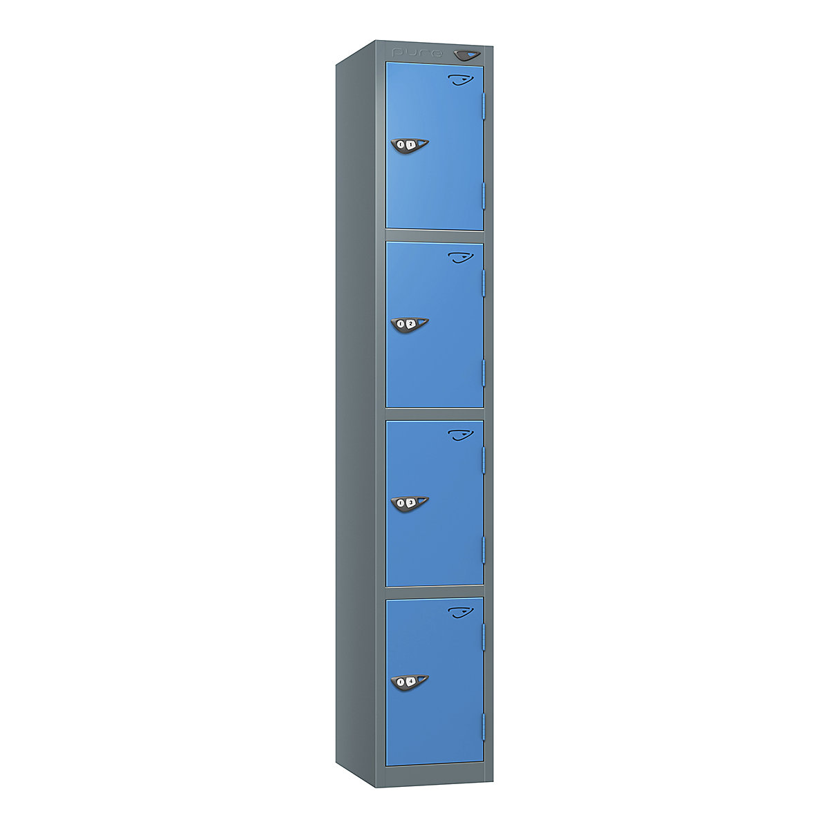 Pure Prime Metal Lockers | Slate Grey Bioshell