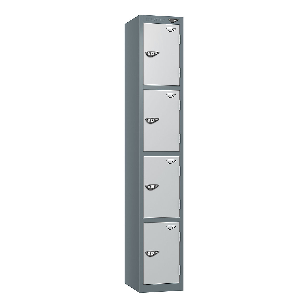 Pure Prime Metal Lockers | Slate Grey Bioshell