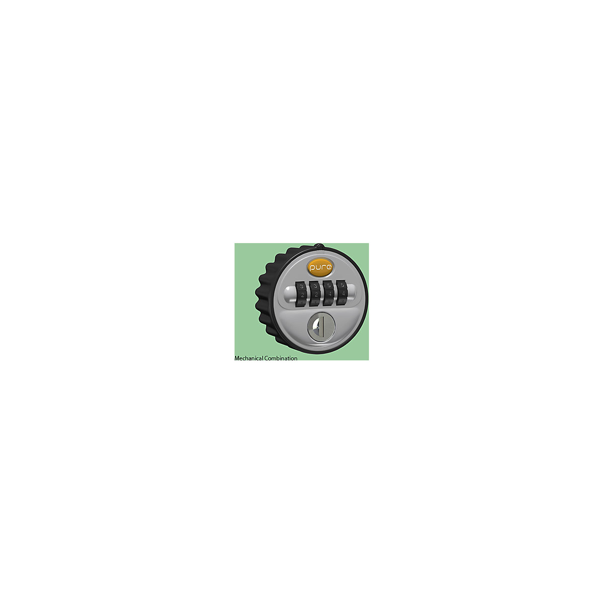 Pure Prime Sloping Top Metal Lockers with Combination Locks | Pearl Silver Bioshell | Carbon Zero Manufactured (Product illustration 3)-2