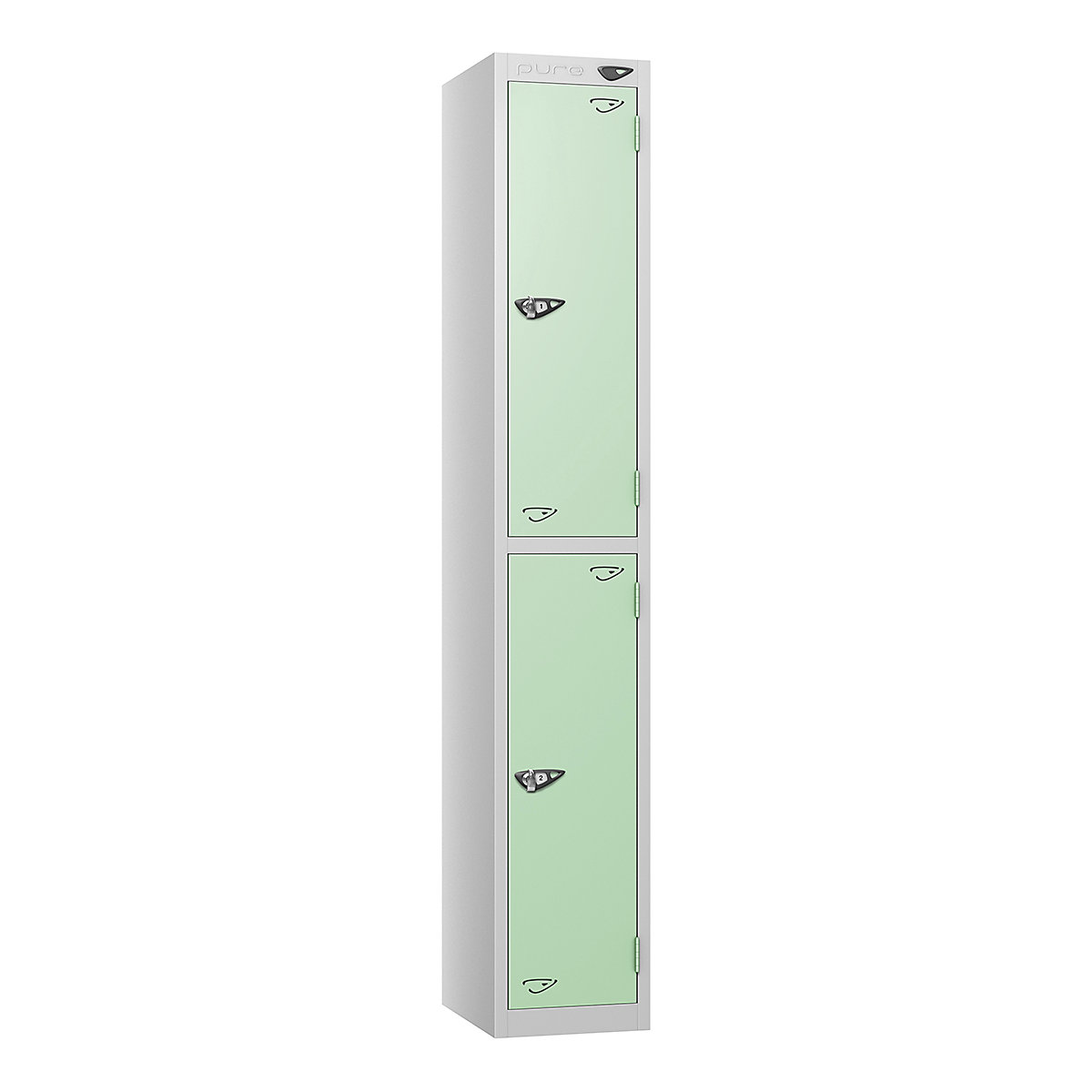 Pure Style Metal Lockers | Pearl Silver Bioshell | Carbon Zero Manufactured