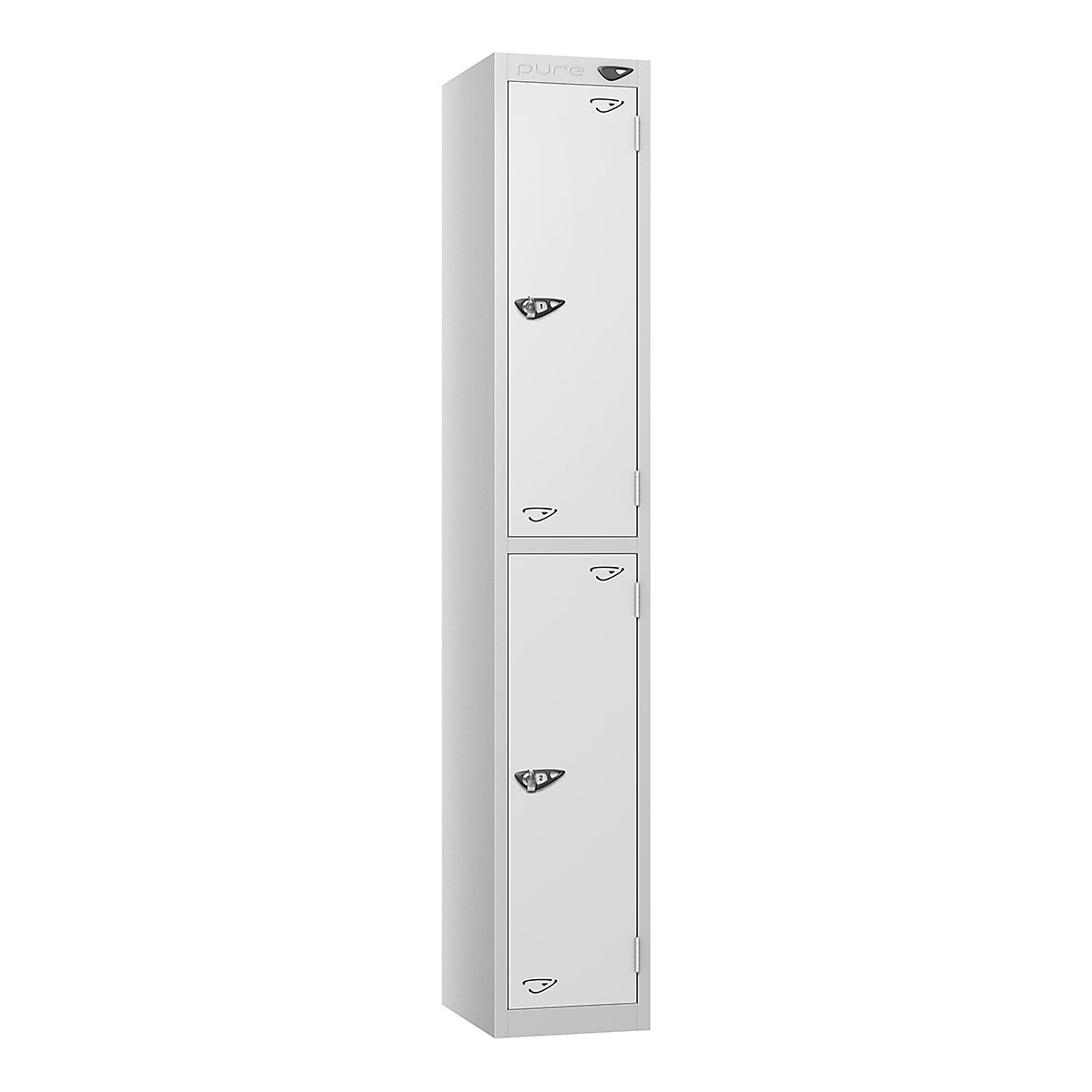 Pure Style Metal Lockers | Pearl Silver Bioshell | Carbon Zero Manufactured
