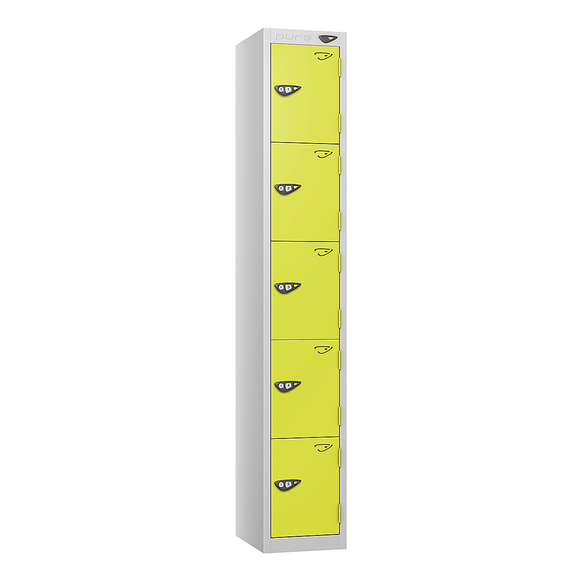 Pure Style Metal Lockers | Pearl Silver Bioshell | Carbon Zero Manufactured