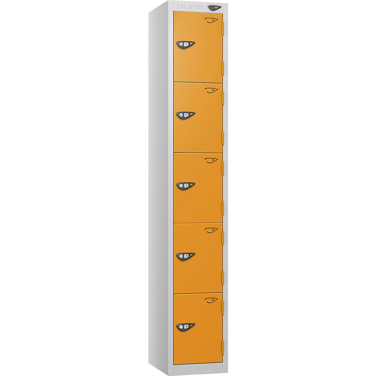 Pure Style Metal Lockers | Pearl Silver Bioshell
