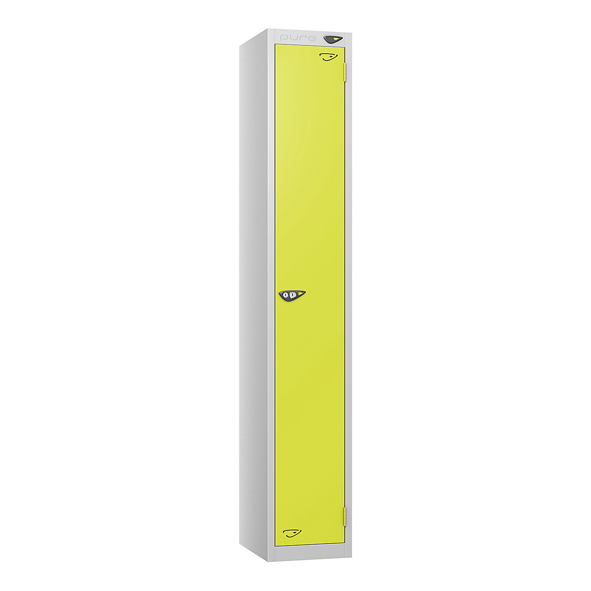 Pure Style Metal Lockers with Combination Locks | Pearl Silver Bioshell | Carbon Zero Manufactured