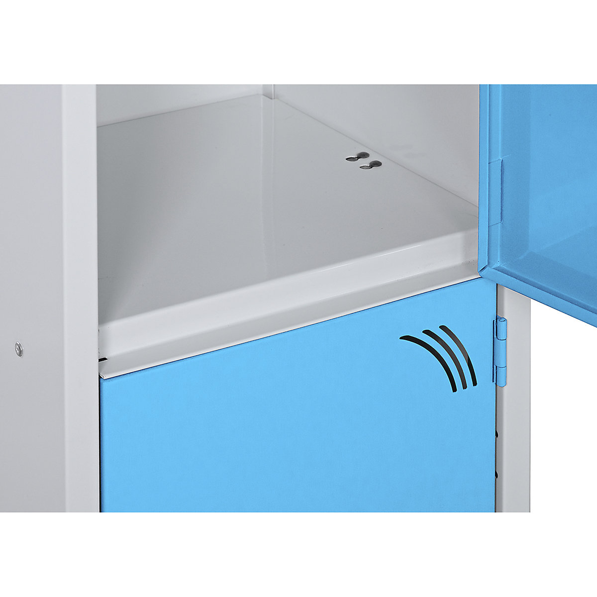 Sloping Top Five Door Lockers 300mm Wide x 300mm Deep (Product illustration 10)-9