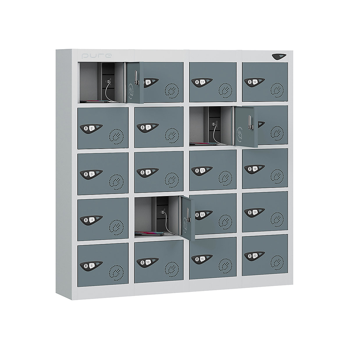 Pure Power Mobile Phone Charging Lockers