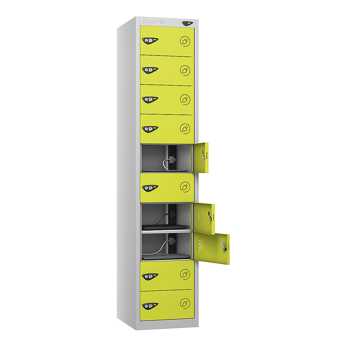 Pure Power Laptop Charging Lockers | 1800h mm