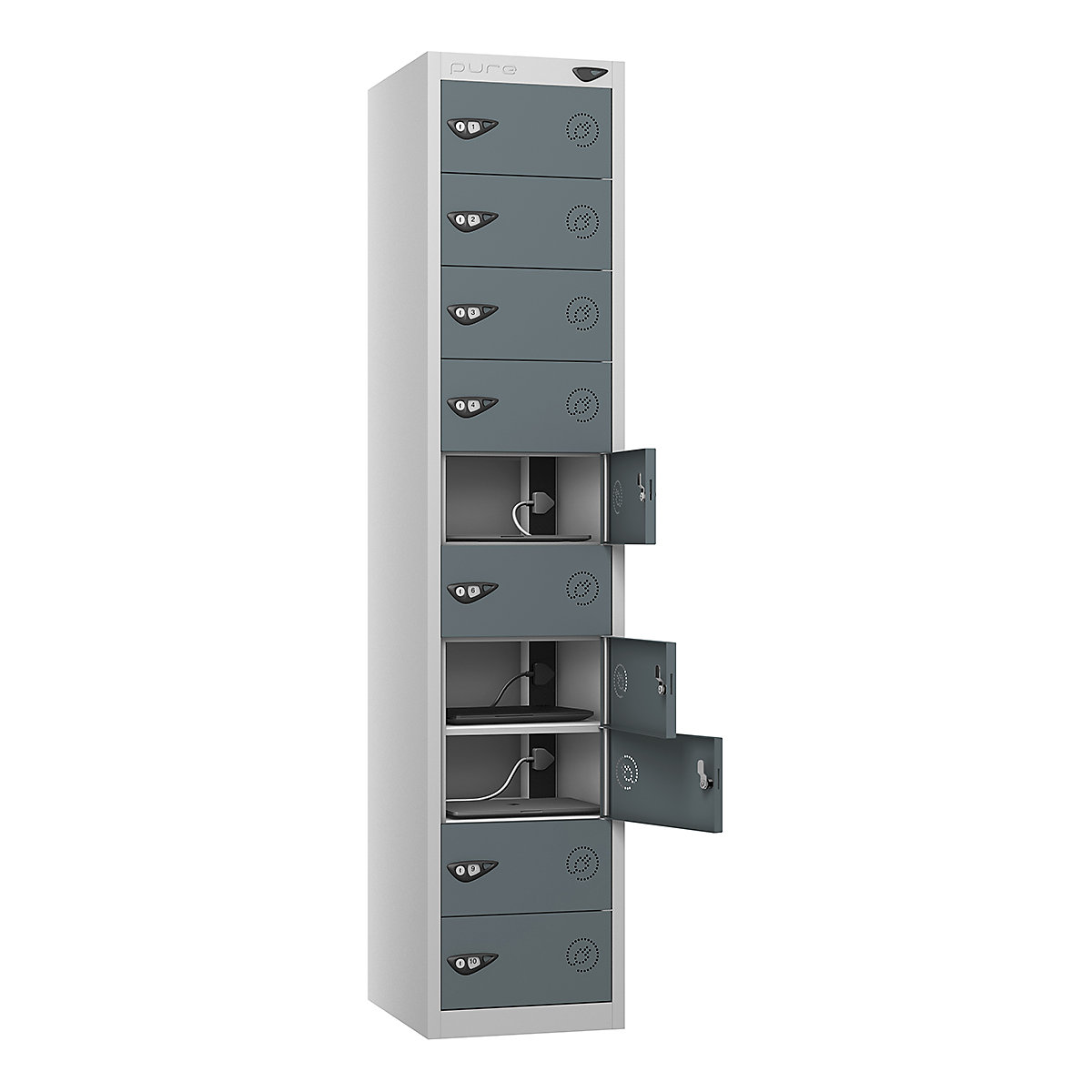 Pure Power Laptop Charging Lockers | 1800h mm