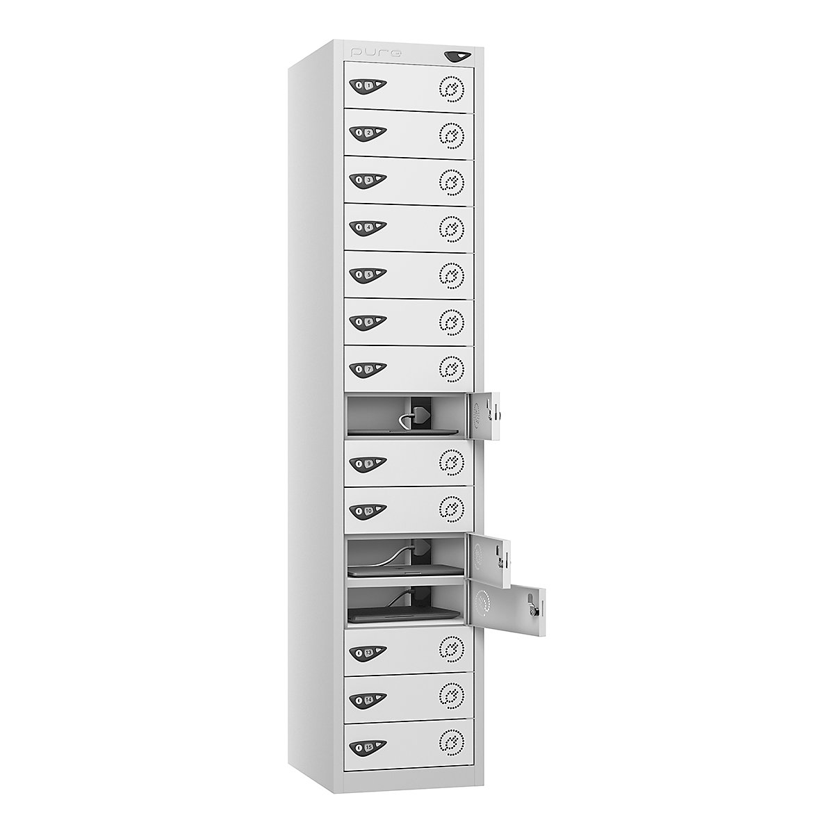 Pure Power Laptop Charging Lockers | 1800h mm