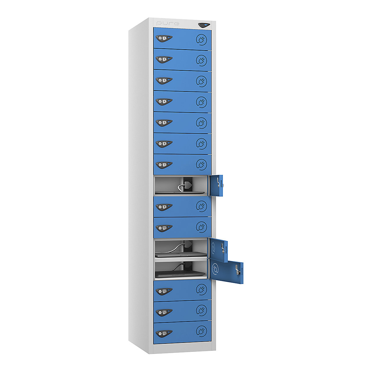 Pure Power Laptop Charging Lockers | 1800h mm