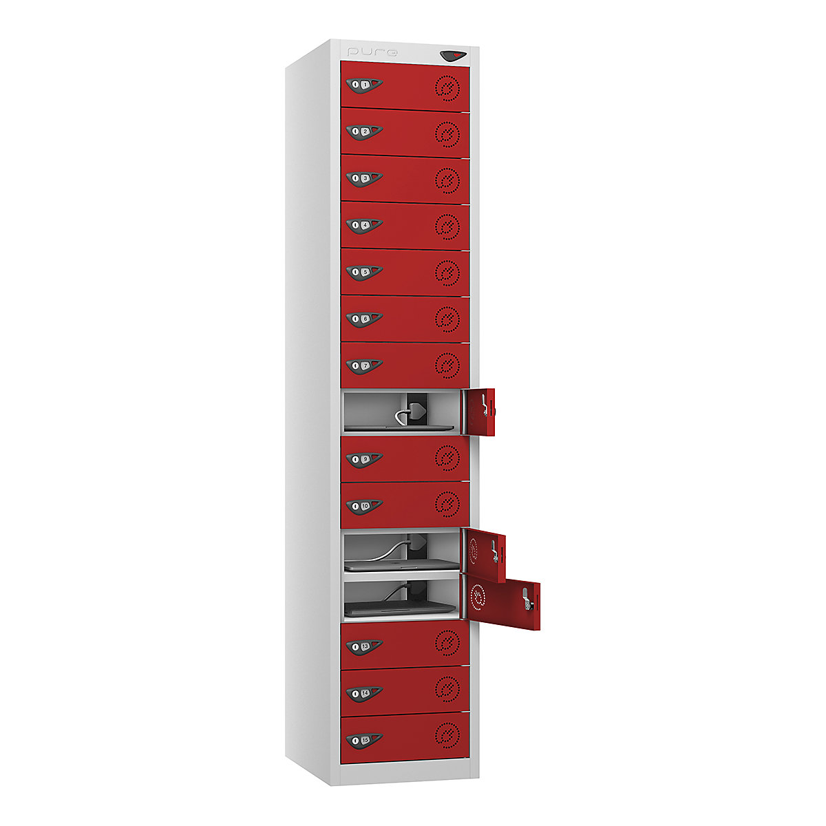 Pure Power Laptop Charging Lockers | 1800h mm