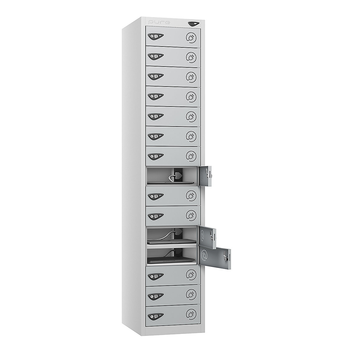 Pure Power Laptop Charging Lockers | 1800h mm