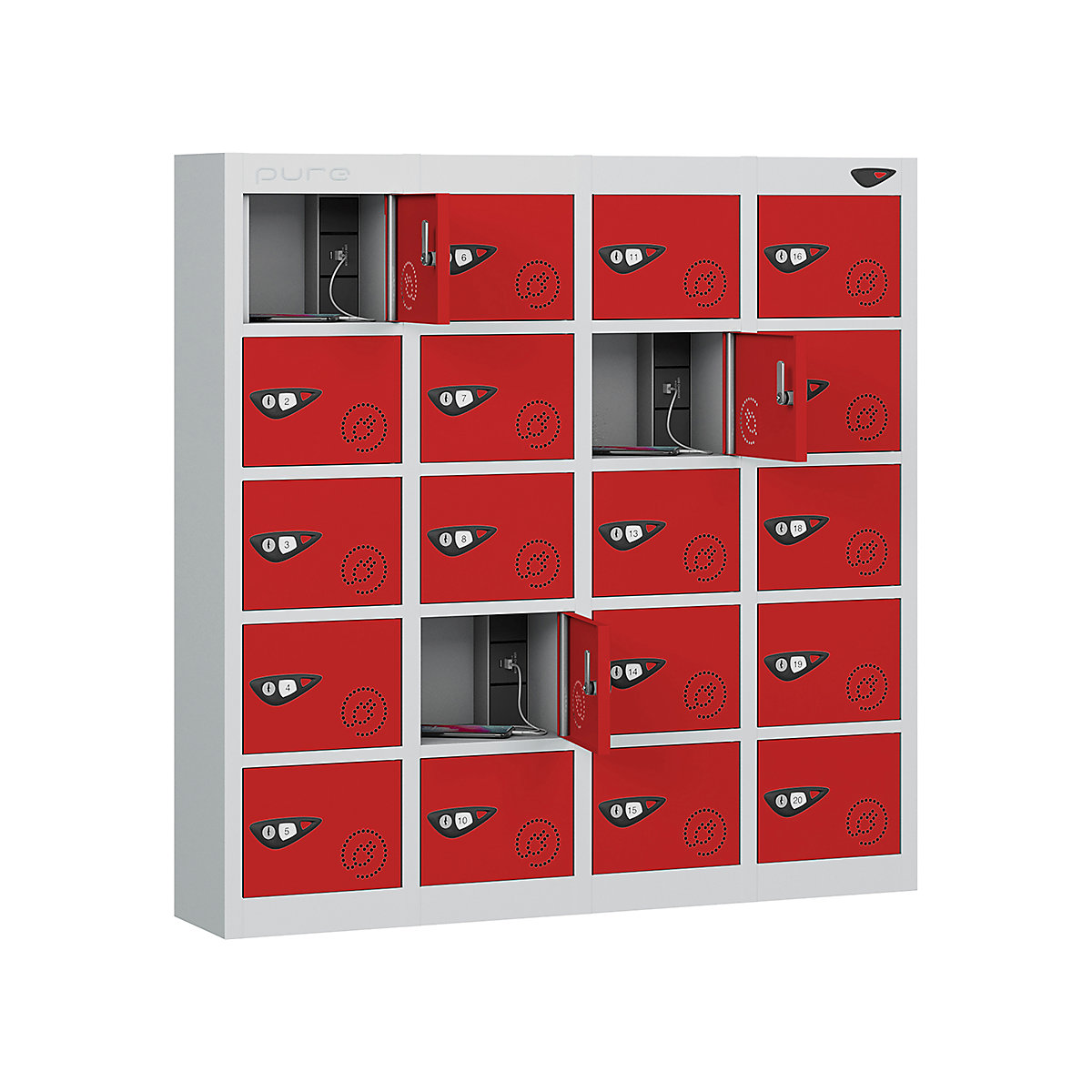 Pure Power Mobile Phone Charging Lockers