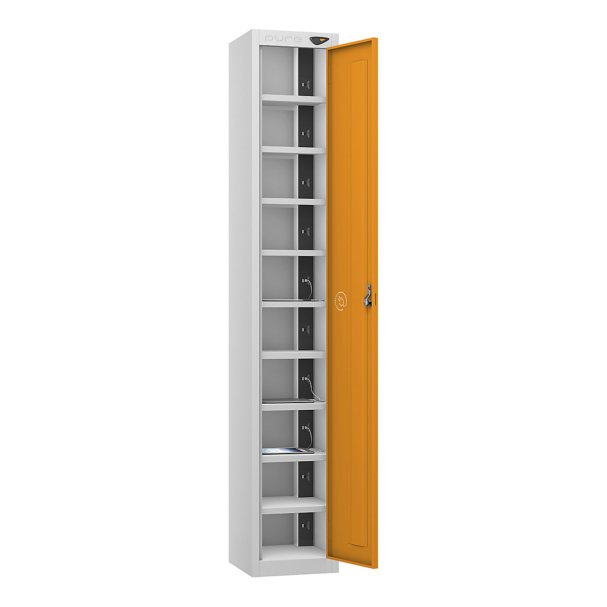 Pure Power Tablet Charging Lockers | 1800h mm