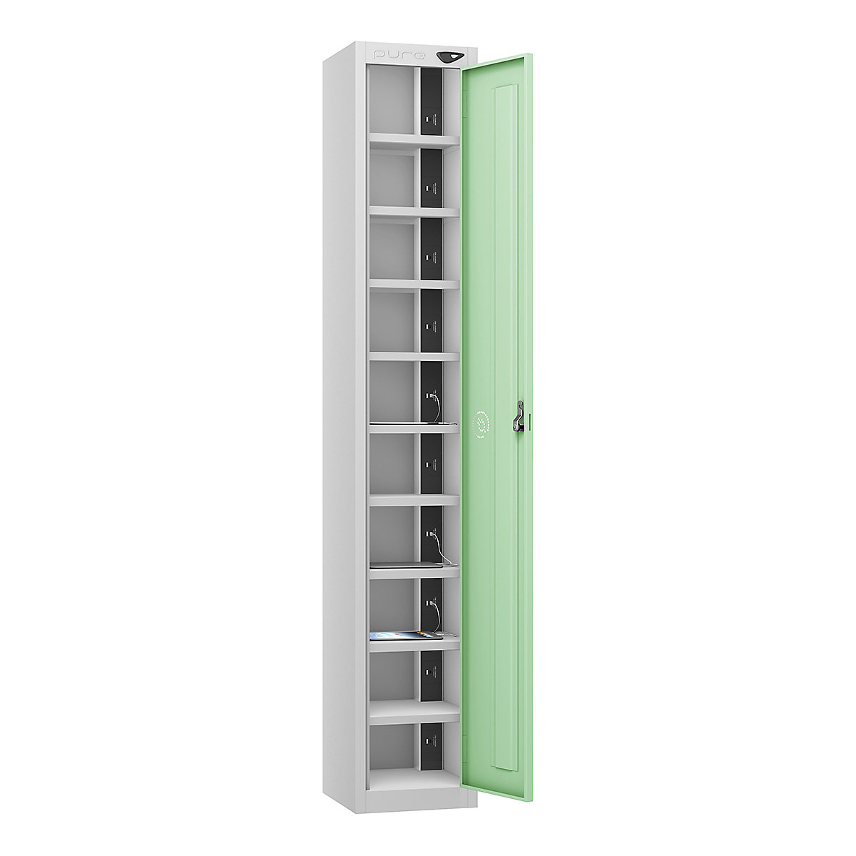 Pure Power Tablet Charging Lockers | 1800h mm