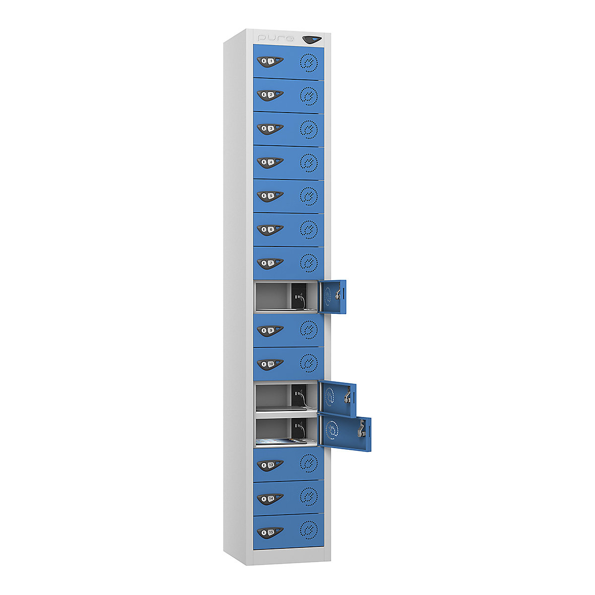 Pure Power Tablet Charging Lockers | 1800h mm