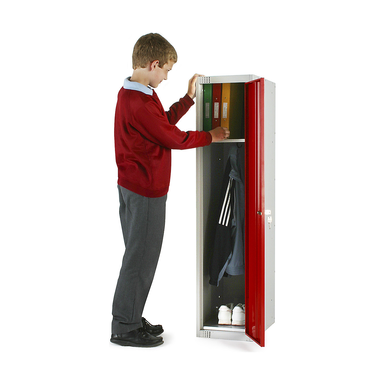 Elite Low Height Sloping Top Locker | 1520h x 300w x 380d mm | 1 Door ...