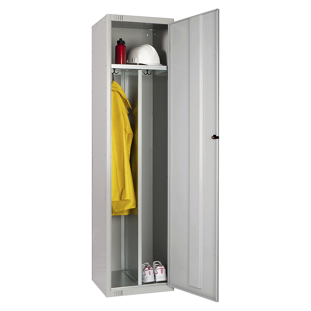 Elite Clean & Dirty Metal Storage Lockers, Elite Clean & Dirty Metal Storage Lockers, Elite Clean & Dirty Storage Locker | 1800h x 450w x 450d mm | Mid Grey | Key Lock-2