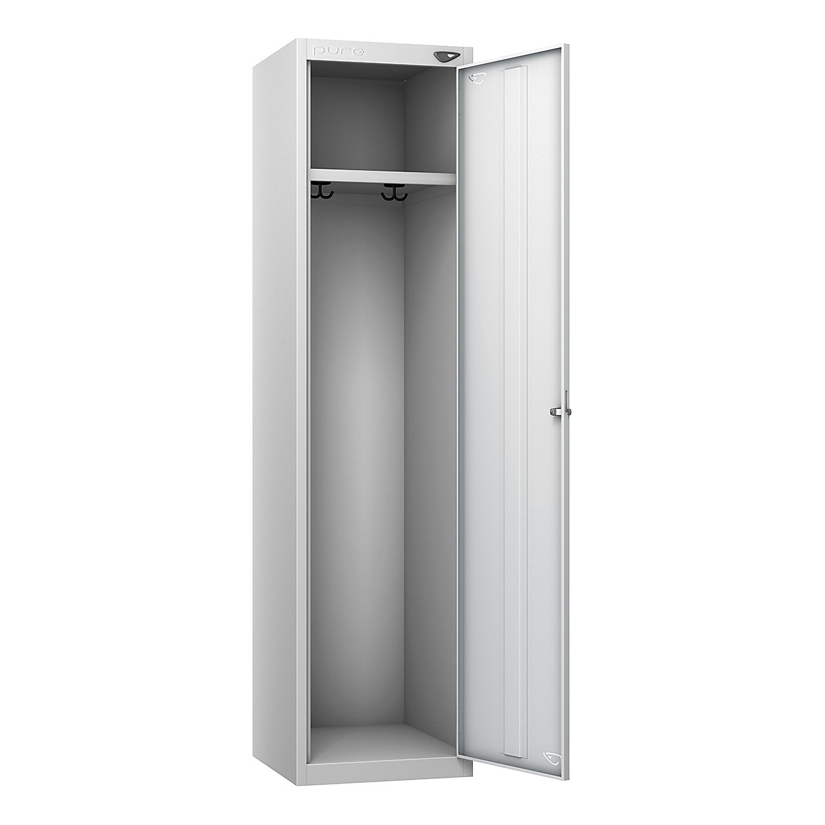 Pure Emergency Services Lockers, Pure Emergency Services Lockers, Pure Emergency Services Locker | 1800h x 450w x 550d mm | Digital Combination Lock | Pearl Silver Carcass | Pearl Silver Door-10
