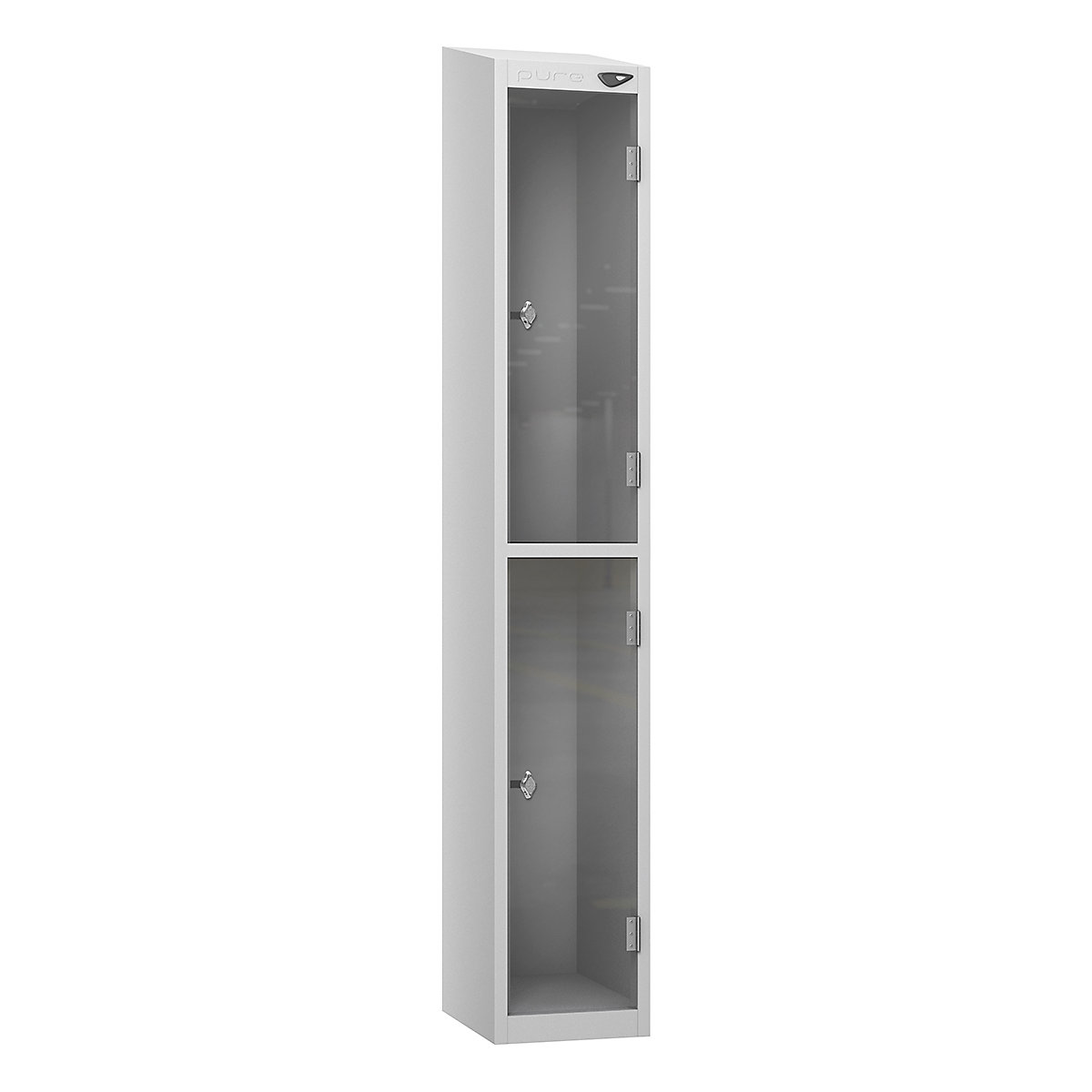 Pure Crystal Clear View Locker | Pearl Silver Carcass | Clear Door (Product illustration 8)-7