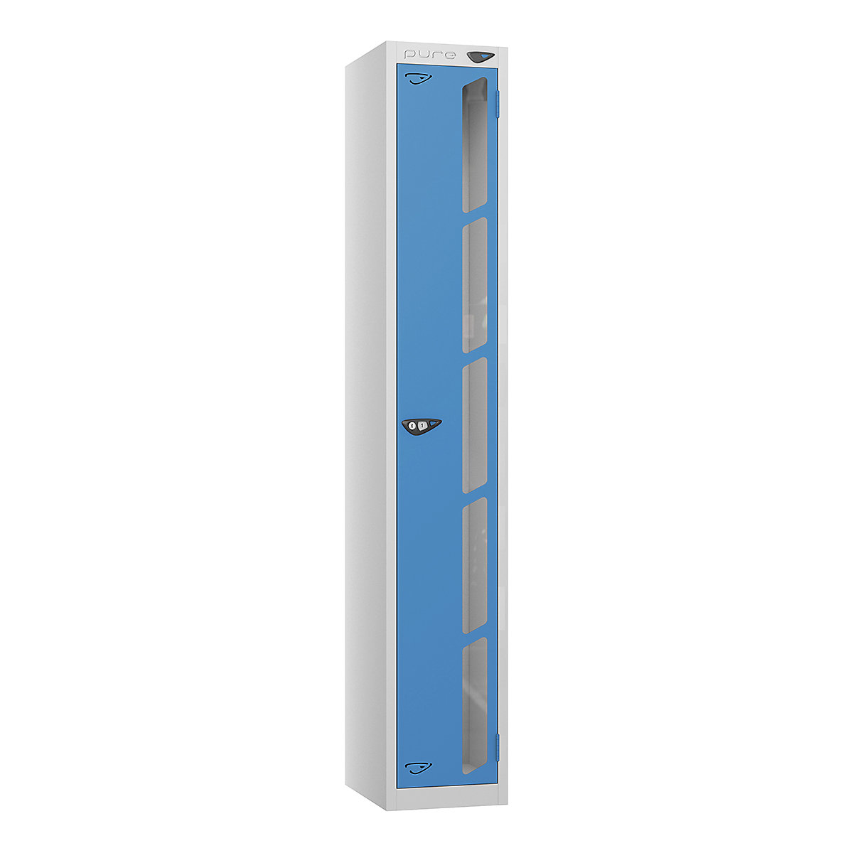 Pure Prime Vision Panel Lockers | Pearl Silver Bioshell | Carbon Zero Manufactured (Product illustration 3)-2