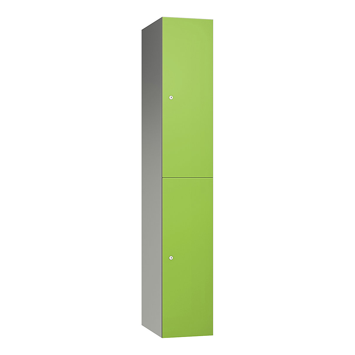 Pure Aluminium Sloping Top Leisure Lockers | Wet Area | SGL Laminate Doors