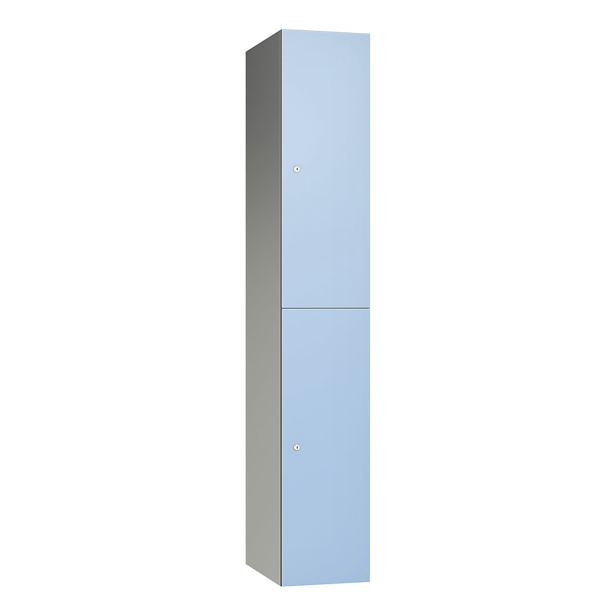 Pure Aluminium Sloping Top Leisure Lockers | Wet Area | SGL Laminate Doors