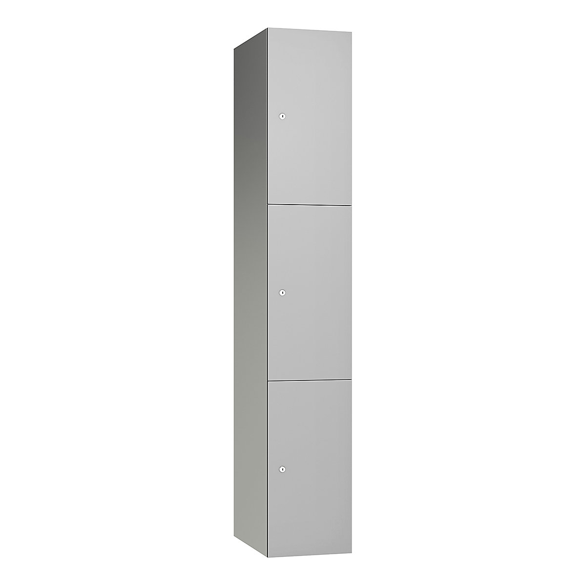 Pure Aluminium Sloping Top Leisure Lockers | Wet Area | SGL Laminate Doors