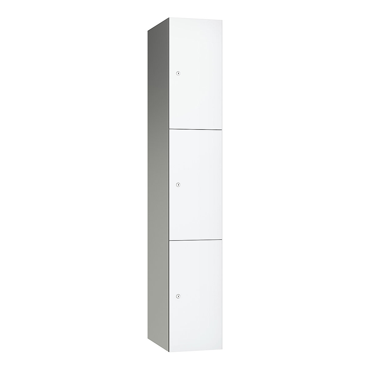 Pure Aluminium Sloping Top Leisure Lockers | Wet Area | SGL Laminate Doors