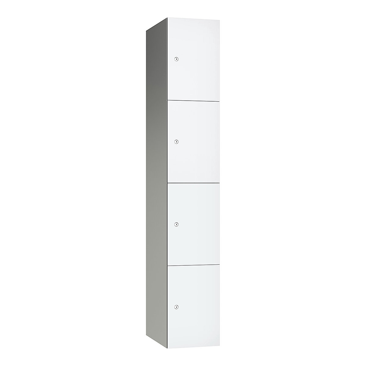 Pure Aluminium Sloping Top Leisure Lockers | Wet Area | SGL Laminate Doors