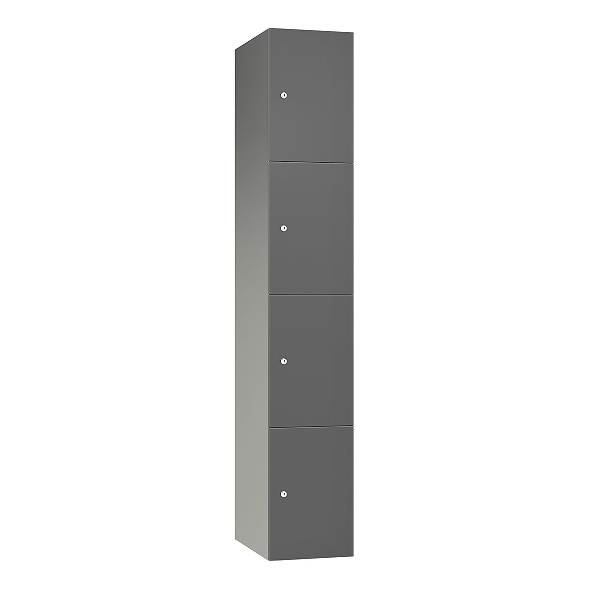 Pure Aluminium Sloping Top Leisure Lockers | Wet Area | SGL Laminate Doors