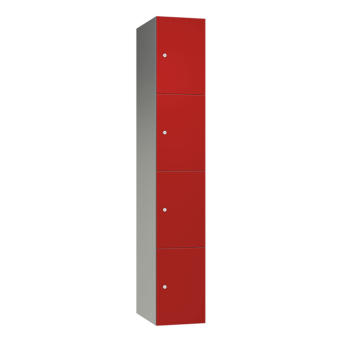 Pure Aluminium Sloping Top Leisure Lockers | Wet Area | SGL Laminate Doors