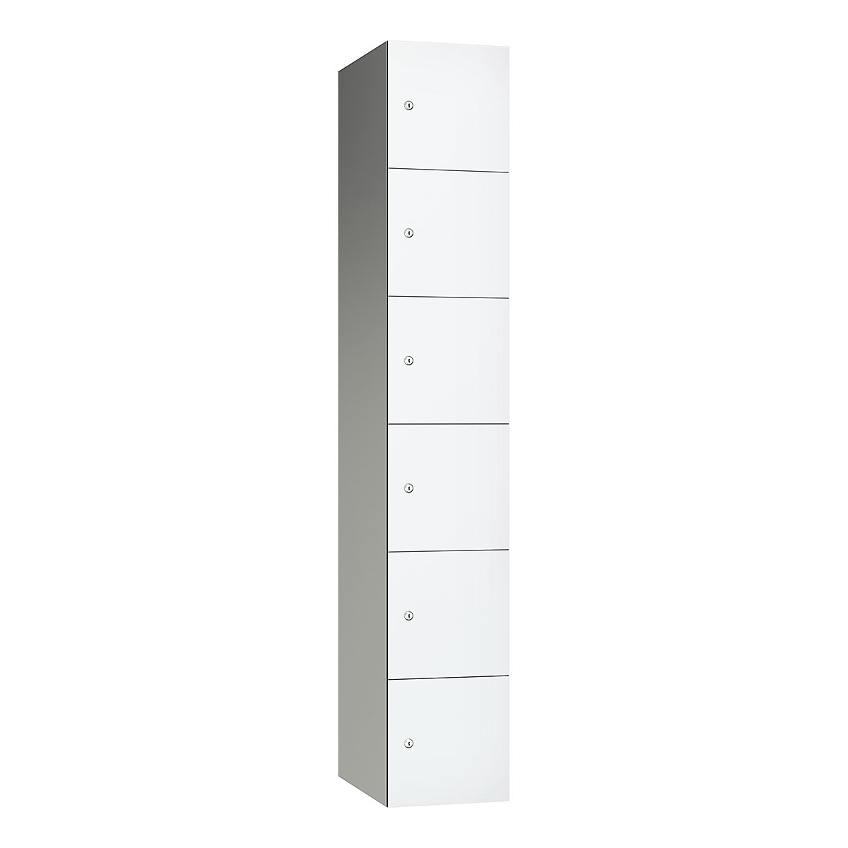 Pure Aluminium Sloping Top Leisure Lockers | Wet Area | SGL Laminate Doors