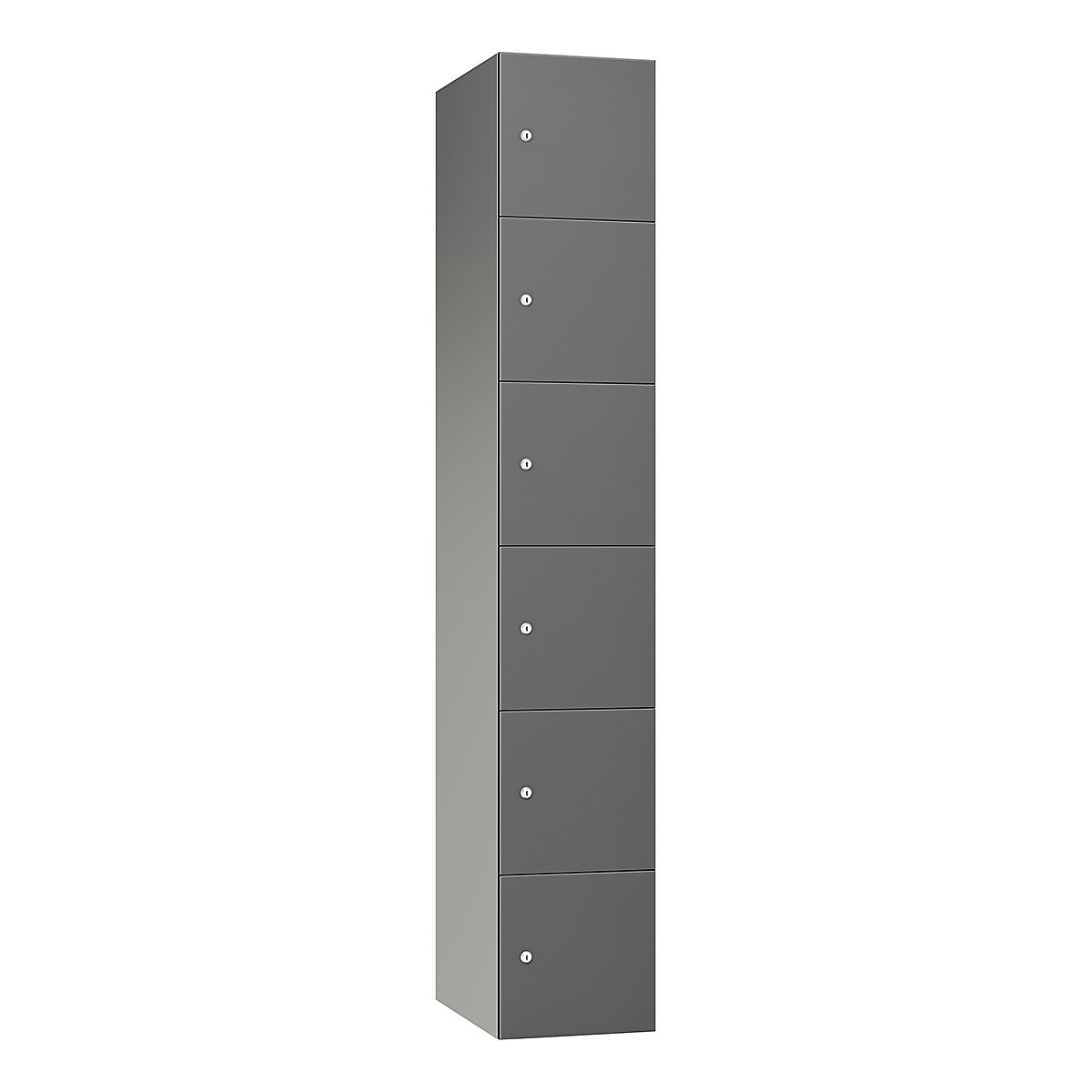 Pure Aluminium Sloping Top Leisure Lockers | Wet Area | SGL Laminate Doors
