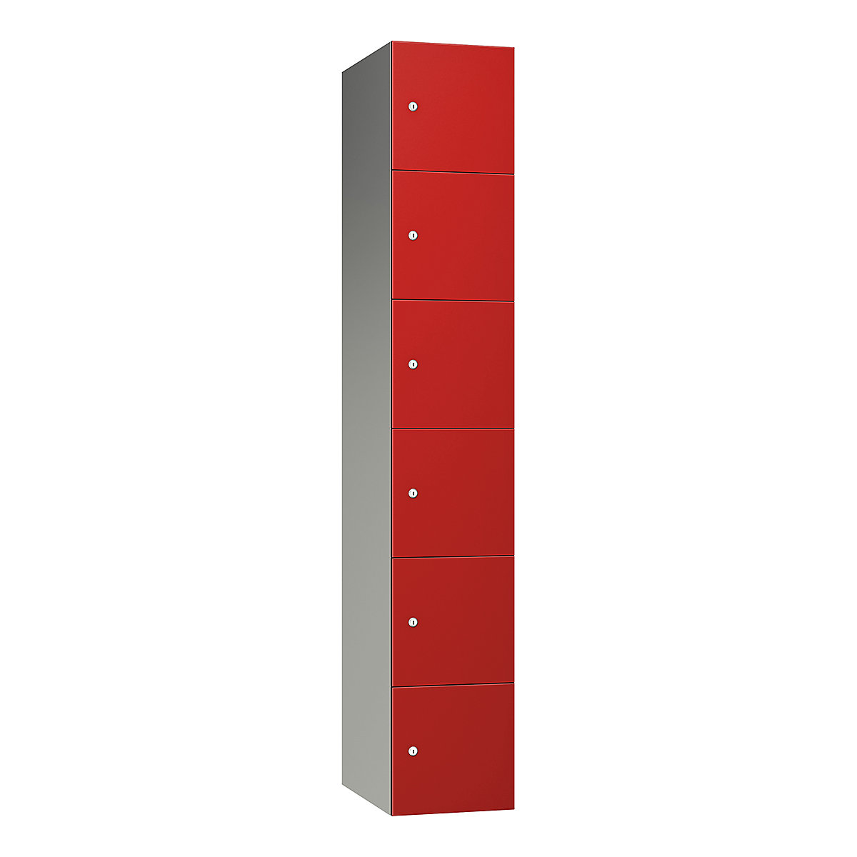 Pure Aluminium Sloping Top Leisure Lockers | Wet Area | SGL Laminate Doors