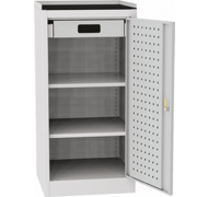 ma × sz 1300 × 500 mm, szürke szekrény, szürke ajtó