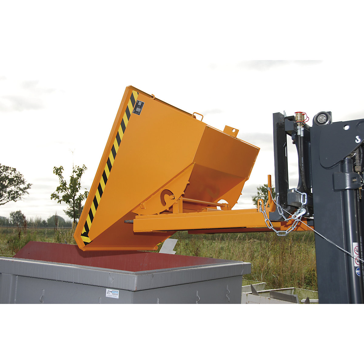 Pojemnik przechylany z mechanizmem tocznym – eurokraft pro (Zdjęcie produktu 5)-4